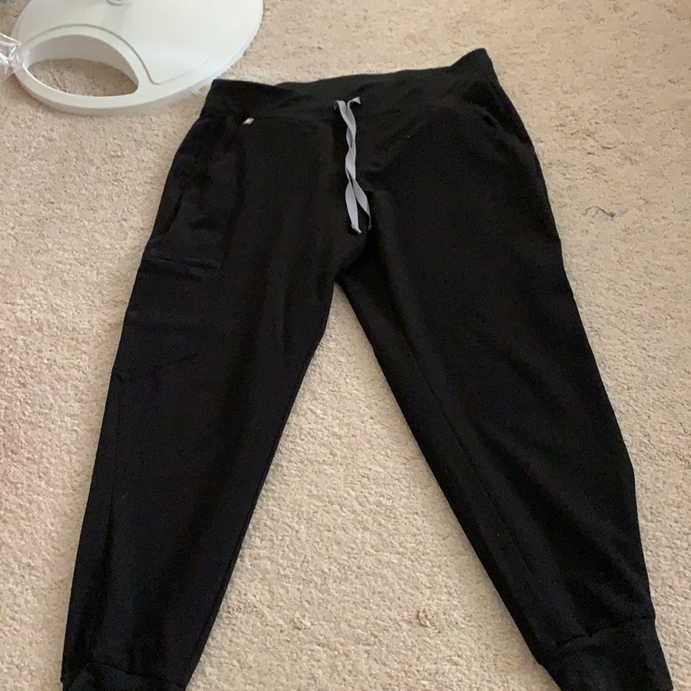Figs Zamora Joggers Black Large Petite